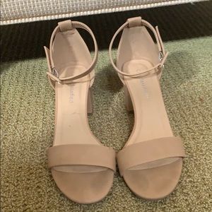 Nude Block Heel Sandal!